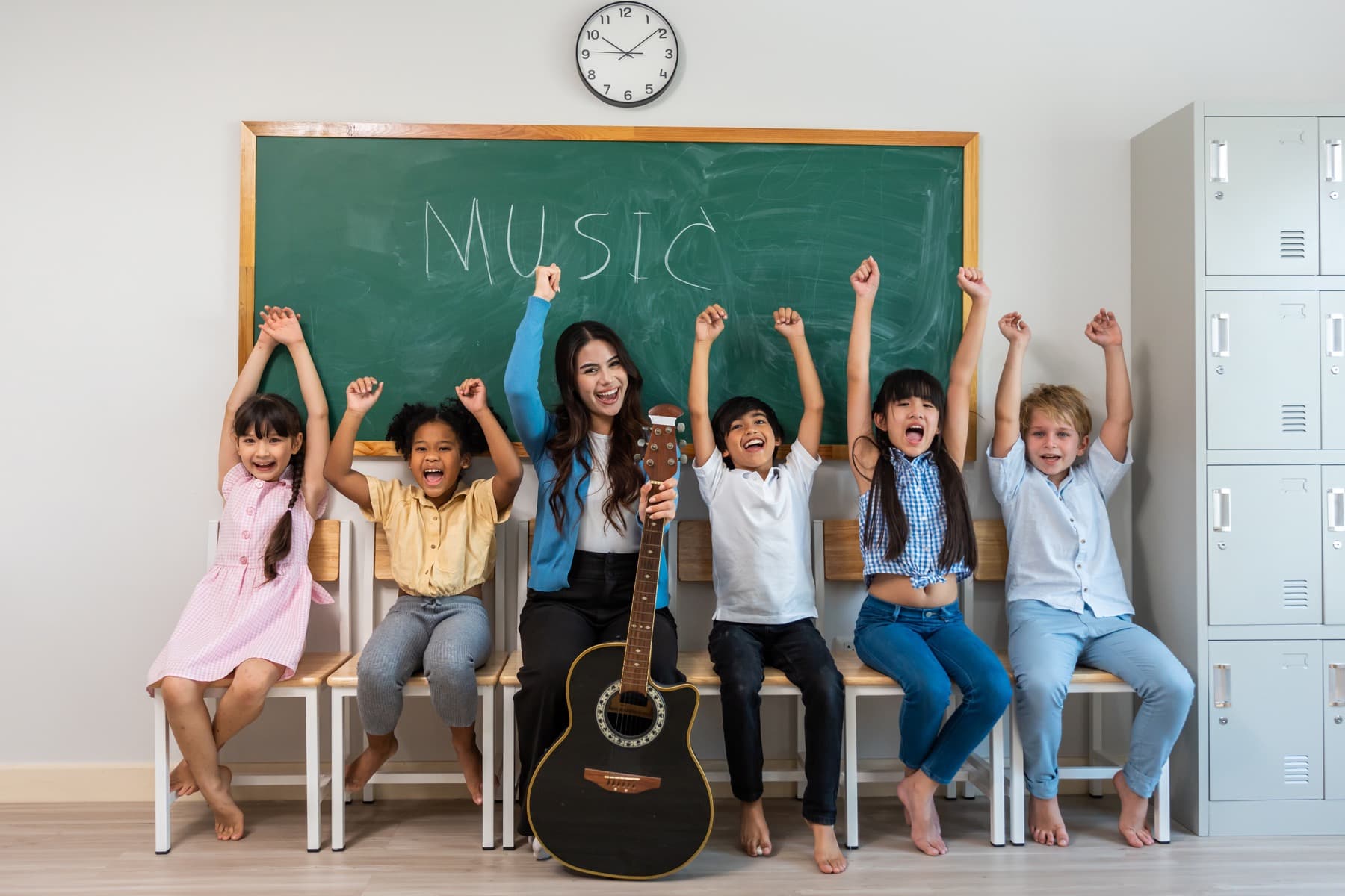 Espaço bonito, acolhedor e preparado para a experiência musical